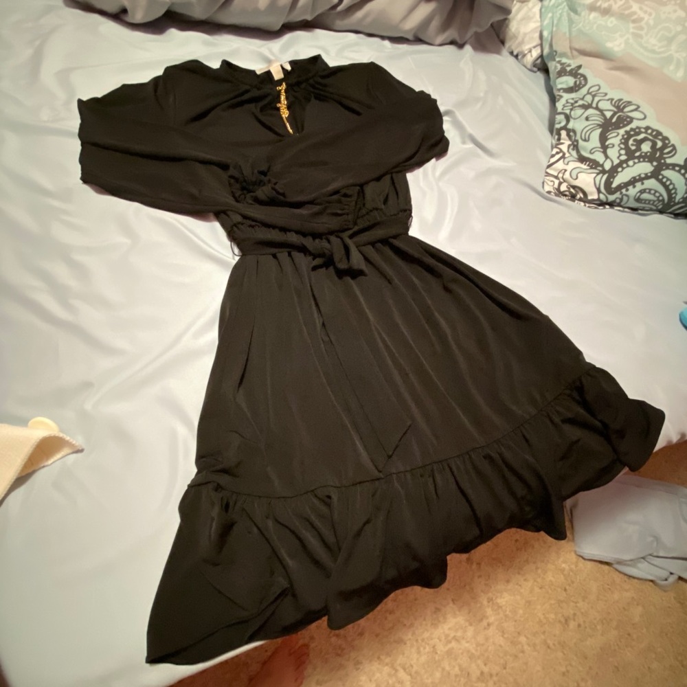 Michael Kors solid black dress